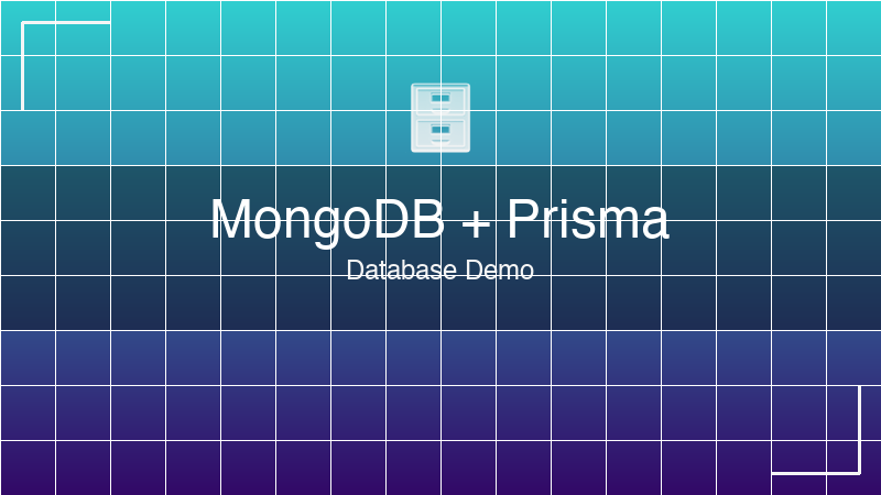 MongoDB Prisma Demo